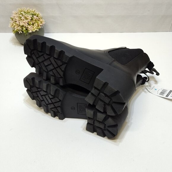 Time and Tru Unit Chelsea Ankle Lug Sole Combat Boot Memory Foam Women's Size 6 - Picture 7 of 8